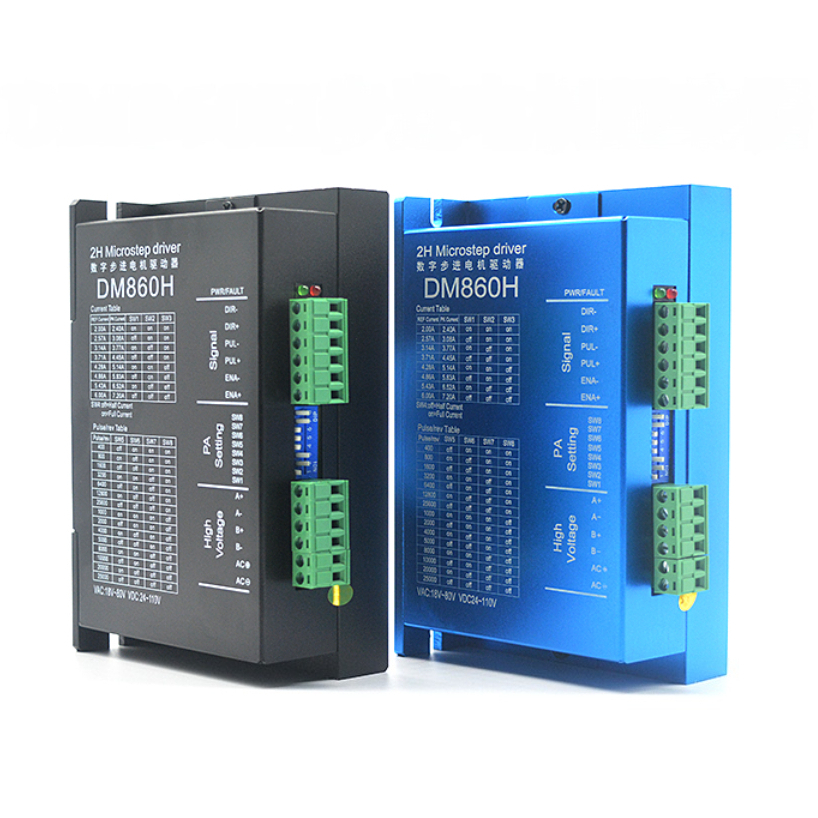 DM860H DSP ไดรเวอร์มอเตอร์สเต็ปปิ้งแบบดิจิตอล57/86พร้อมพัดลมแทน DMA860H