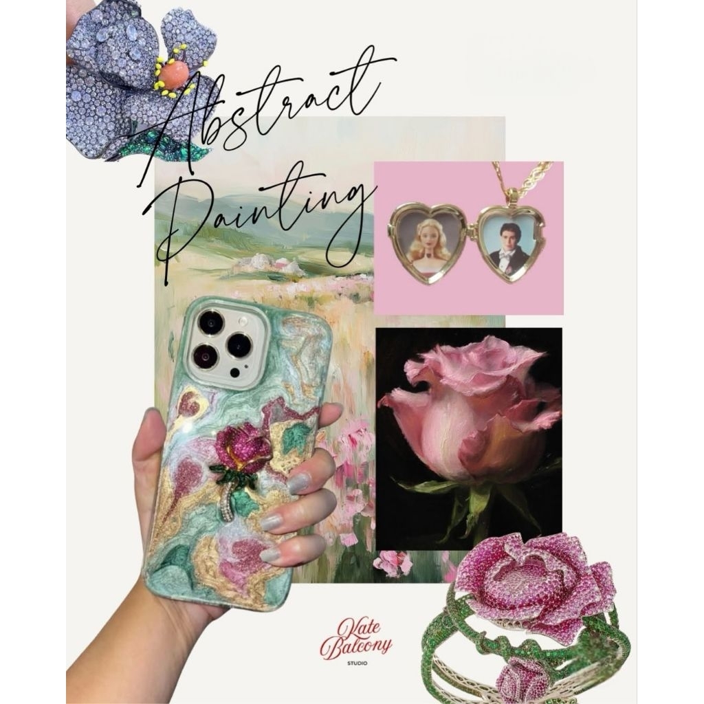 Abstract Painting Resin Art Phone Case