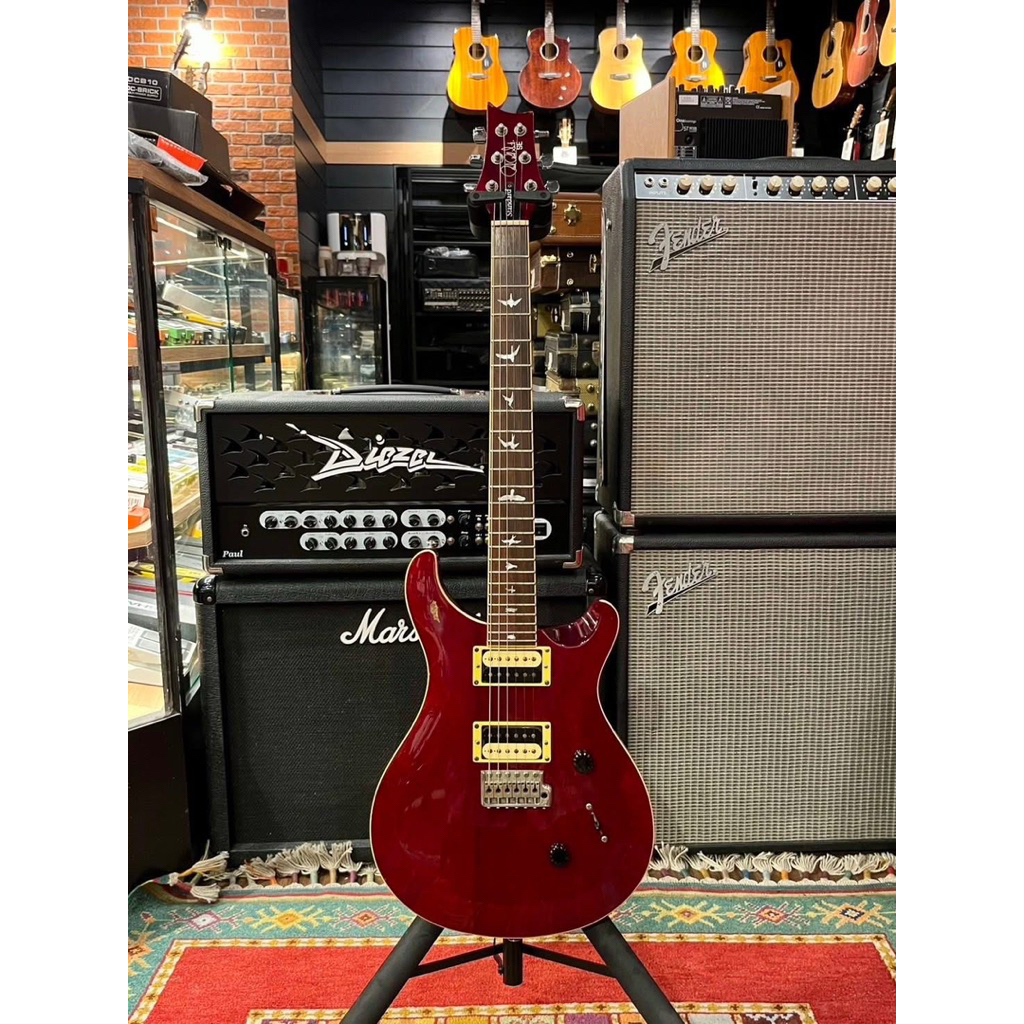 prs se standard 24 พร้อมsoftcassหนาๆ อย่างดี (use มือสอง) ตำหนิตามรูปที่ลง