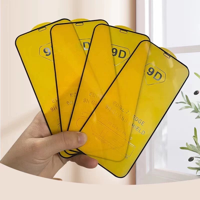 ฟิล์มกระจกเต็มจอ 9D สำหรับ ไอโฟน 6 6s 6+ 6S 8 SE2 XR X XSMAX 11 11promax 12PROMAX 12 13  14 14promax