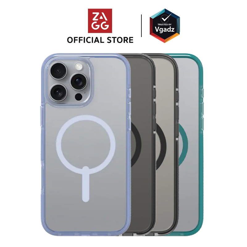 Zagg - เคสสำหรับ iPhone 16 Pro / 16 Pro Max - รุ่น Santa Cruz Snap