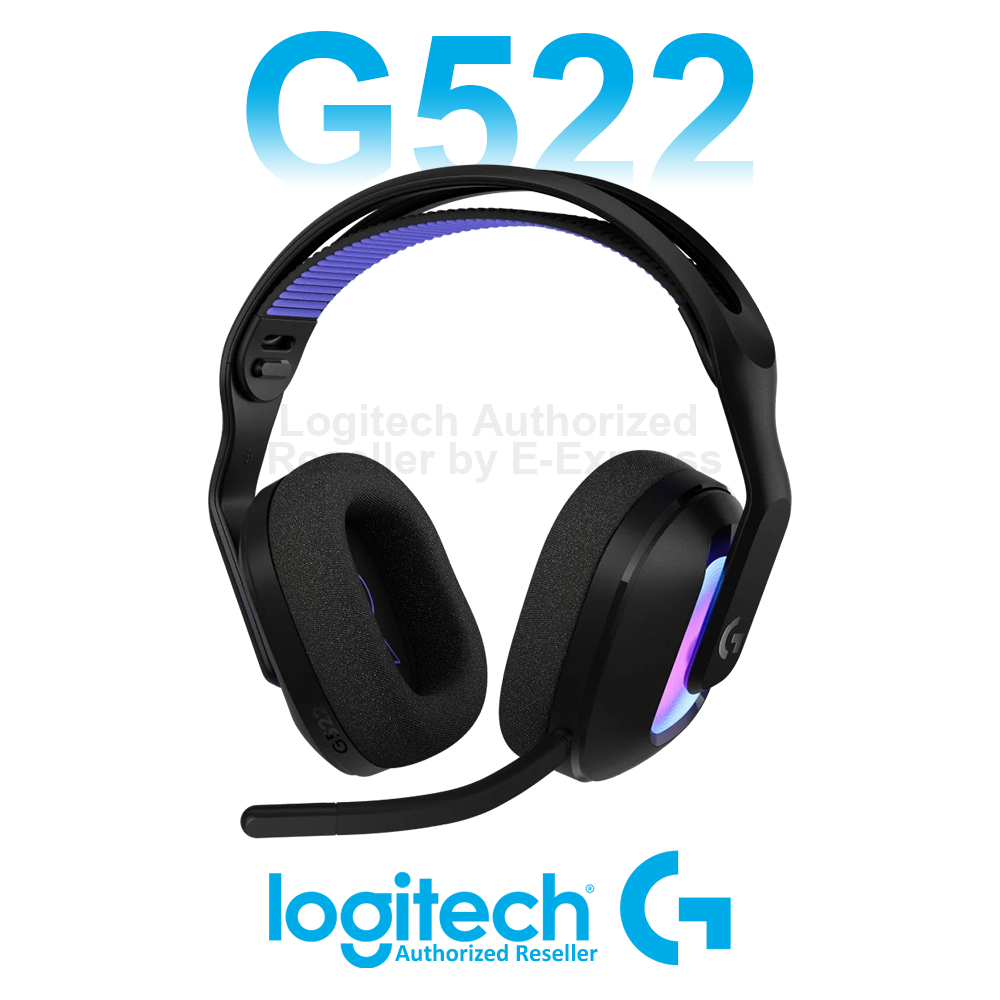 Logitech G522 Lightspeed Wireless Headset [Black] หูฟังเกมมิ่ง ไร้สาย สีดำ ของแท้ ประกันศูนย์ 2ปี
