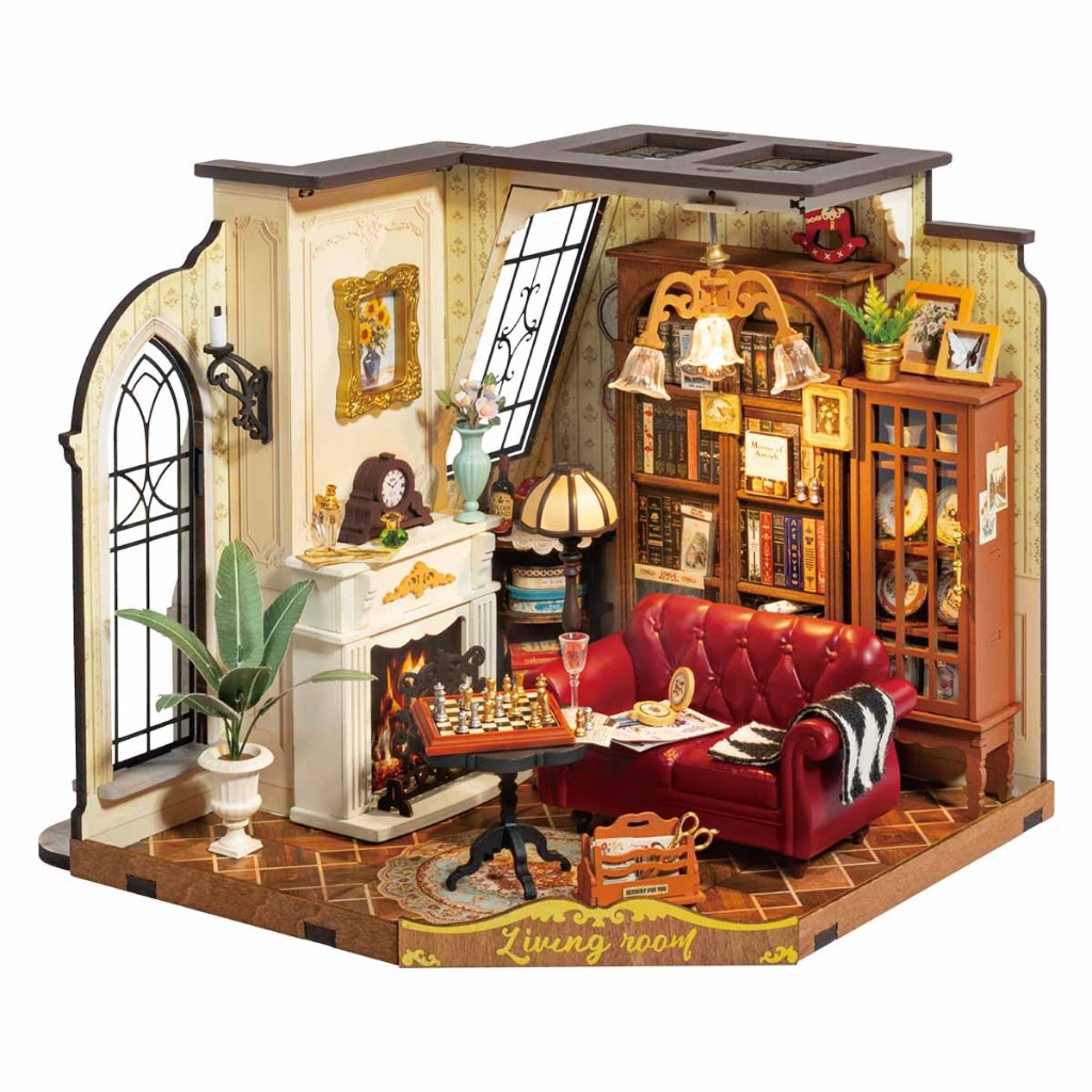 Rolife DIY Miniature Dollhouse – Catherine’s Living Room DG175 โมเดลบ้าน บ้านตุ๊กตา | ของแต่งบ้าน ของเล่นตัวต่อ