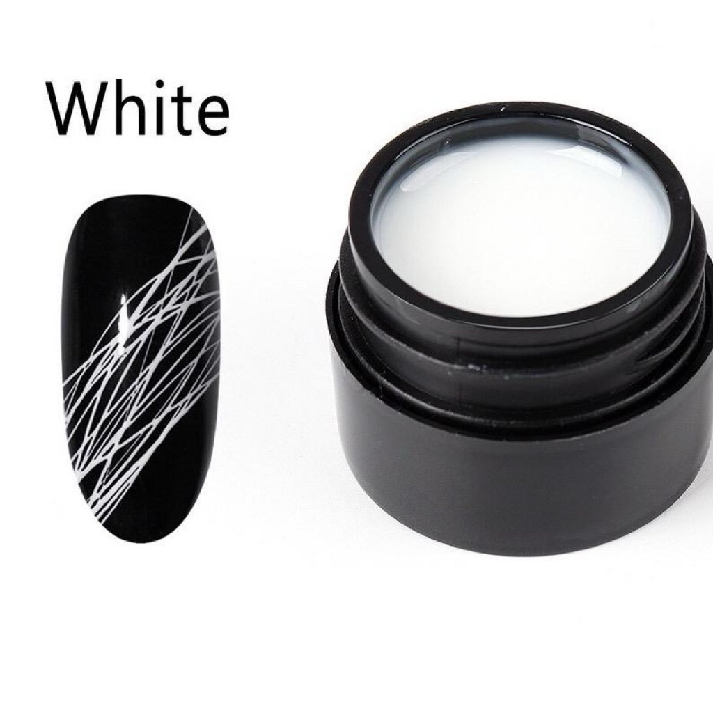 เจลไยแมงมุม สีดำ, ขาว, เงิน, ทอง Saleกระปุก45บาท (Spider Gel)