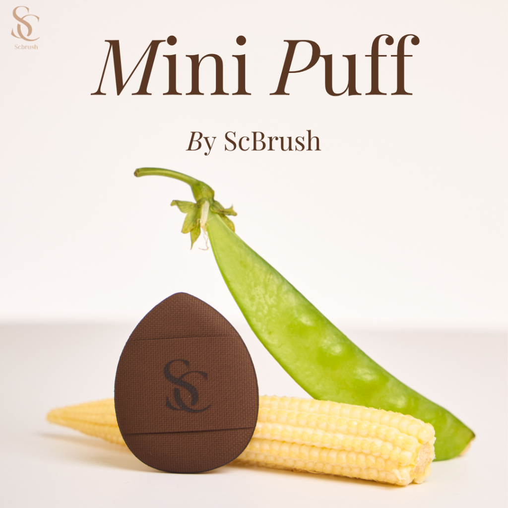 Scbrush Mini Puff | พัพจิ๋ว สำหรับเกลี่ยบรัชออน คอนซีลเลอร์ รองพื้น ของแบรนด์ Scbrush