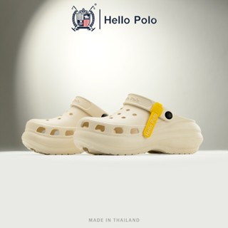 Hello Polo รองเท้าหัวโตผู้หญิง รองเท้าแตะลําลอง รองเท้าสุขภา…