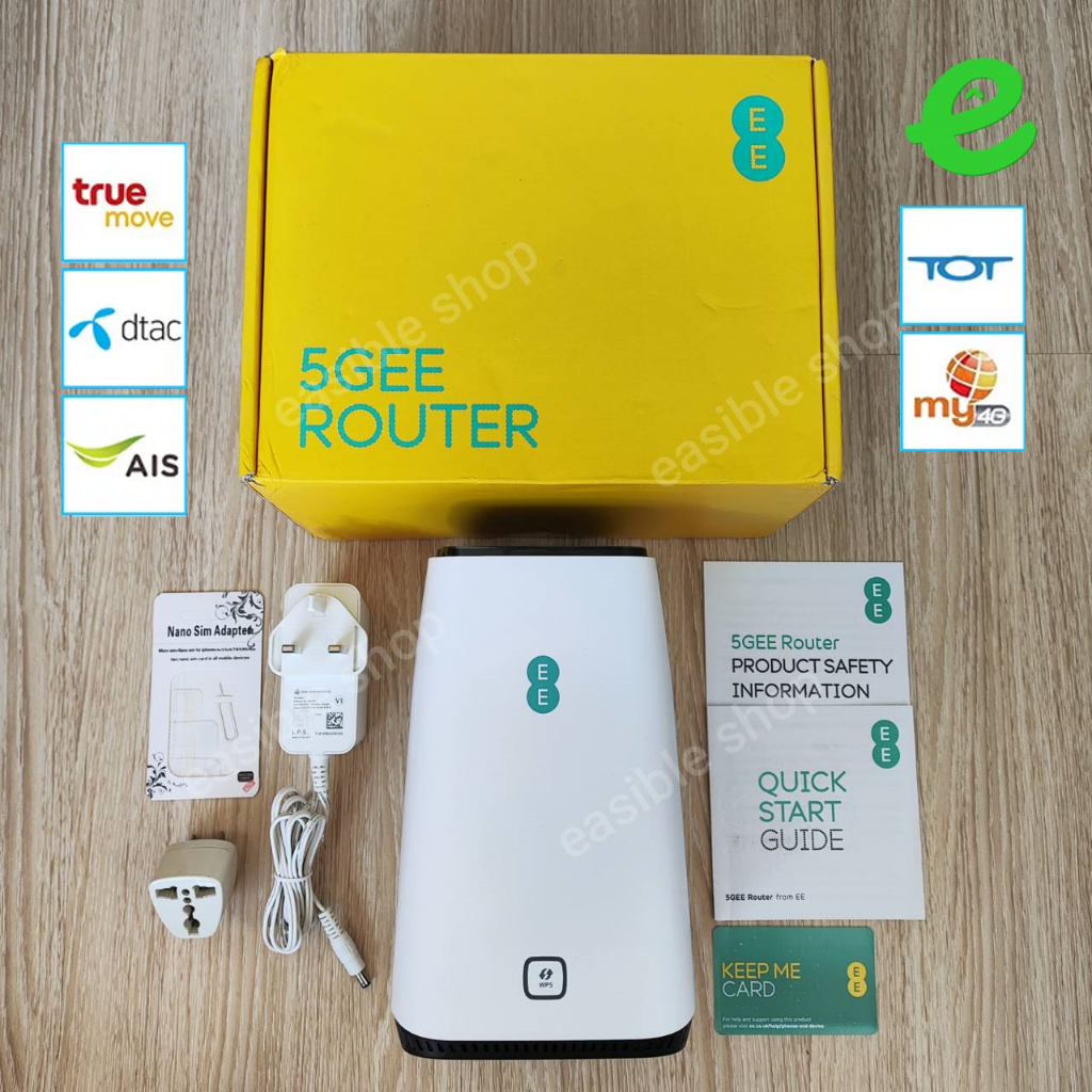[มือสองสภาพใหม่] 5GEE ROUTER 5G 4G AX3600 3CA WiFi 6 CPE 4x4 MIMO EasyMesh เราเตอร์ใส่ซิม Sim Router