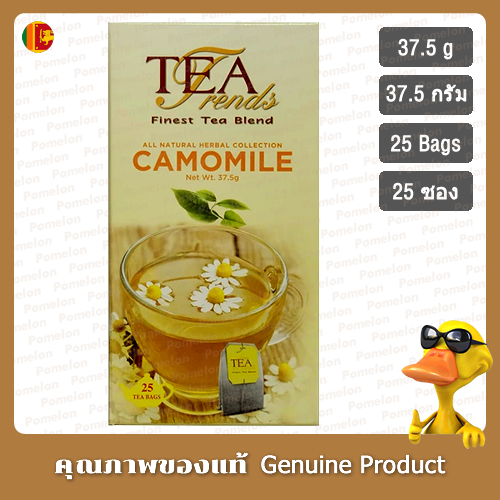 ทีเทรนด์สชาคาโมมายล์ 25 ซอง - Tea Trends Camomile Tea 25 Bags