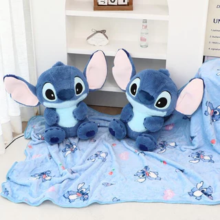 ส่งจากไทย💙ตุ๊กตาผ้าห่ม Stitch หมอนผ้าห่ม สติช ผ้าคลุม ขนนุ่มนิ่ม ของขวัญ ตุ๊กตาน่ารัก พร็อบแต่งห้อง 57014