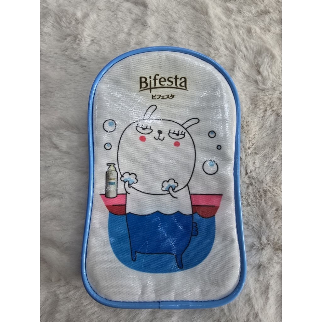 กระเป๋าดินสอ ลาย Bifesta สีฟ้า