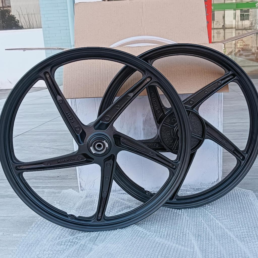 ล้อแม็ก เวฟ125s เวฟ110i/125i หน้าดิสหลังดั้ม ขนาด 1.4x17-1.6x17  ราคาสินค้าต่อ 1คู่ มาพร้อมลูกปืน wave125swave110i/125i