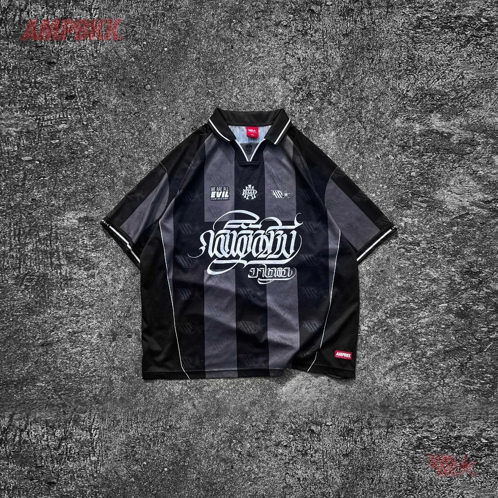 A.M.P. "CALLIGRAPHY" FOOTBALL JERSEY