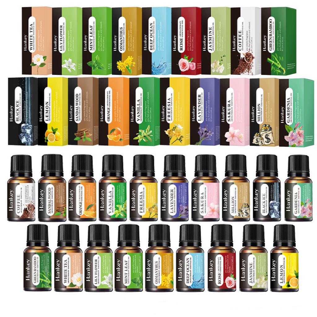 OurHome [พร้อมส่ง] น้ำมันหอมระเหยอโรมาเธอราพี Aromatherapy essential oil 10ML น้ำหอม Home fragrance