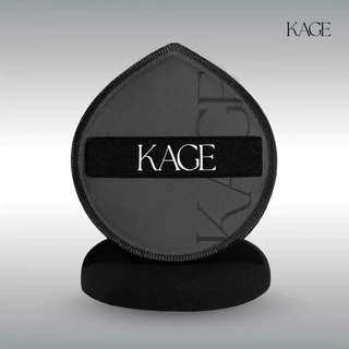 ชาร์โคลพัฟ พัฟลงรองพื้น KAGE CHARCOAL PUFF | พัฟคุชชั่น พัฟฟองน้ำทรงหยดน้ำ เนื้อนุ่ม ไม่กินรองพื้น เกลี่ยง่าย พร้อมกล่อง