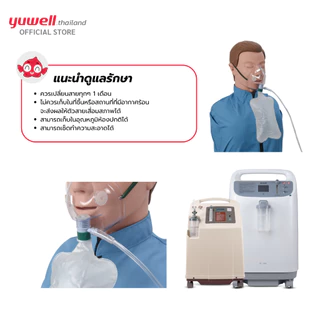 หน้ากากให้ออกซิเจน Oxygen mask with bag จำนวน 1 ชุด