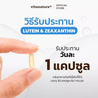 [ ซื้อ 2 แถม 2 ] Vitanature+ Lutein and Zeaxanthin form Marigold Extract with Bilberry ลูทีนและซีแซนทิน ผสมสารสกัดบิลเบอ