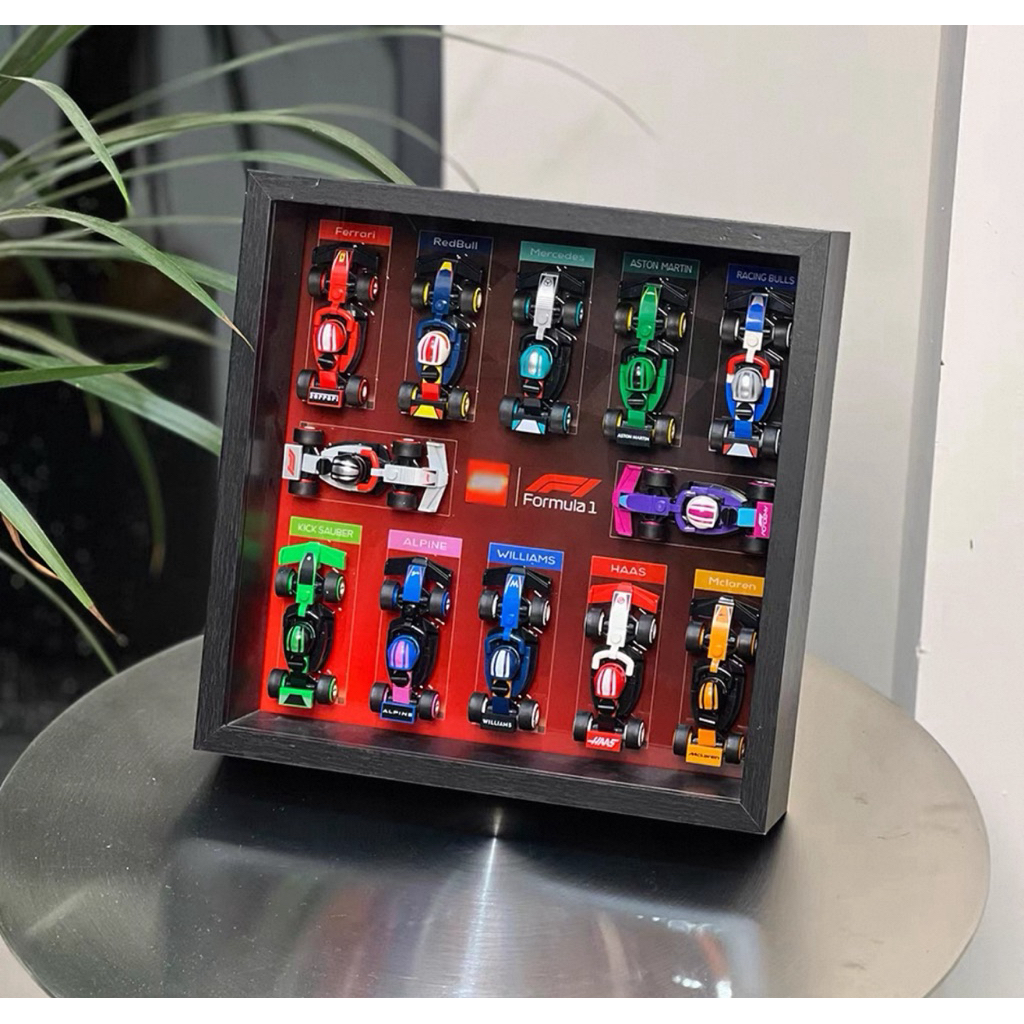 ❗️เฉพาะกรอบ❗️กล่องอะคริลิกติดผนังขนาดเล็กสำหรับรถแข่ง LEGO 71049 F1 กรอบรูปกันฝุ่น