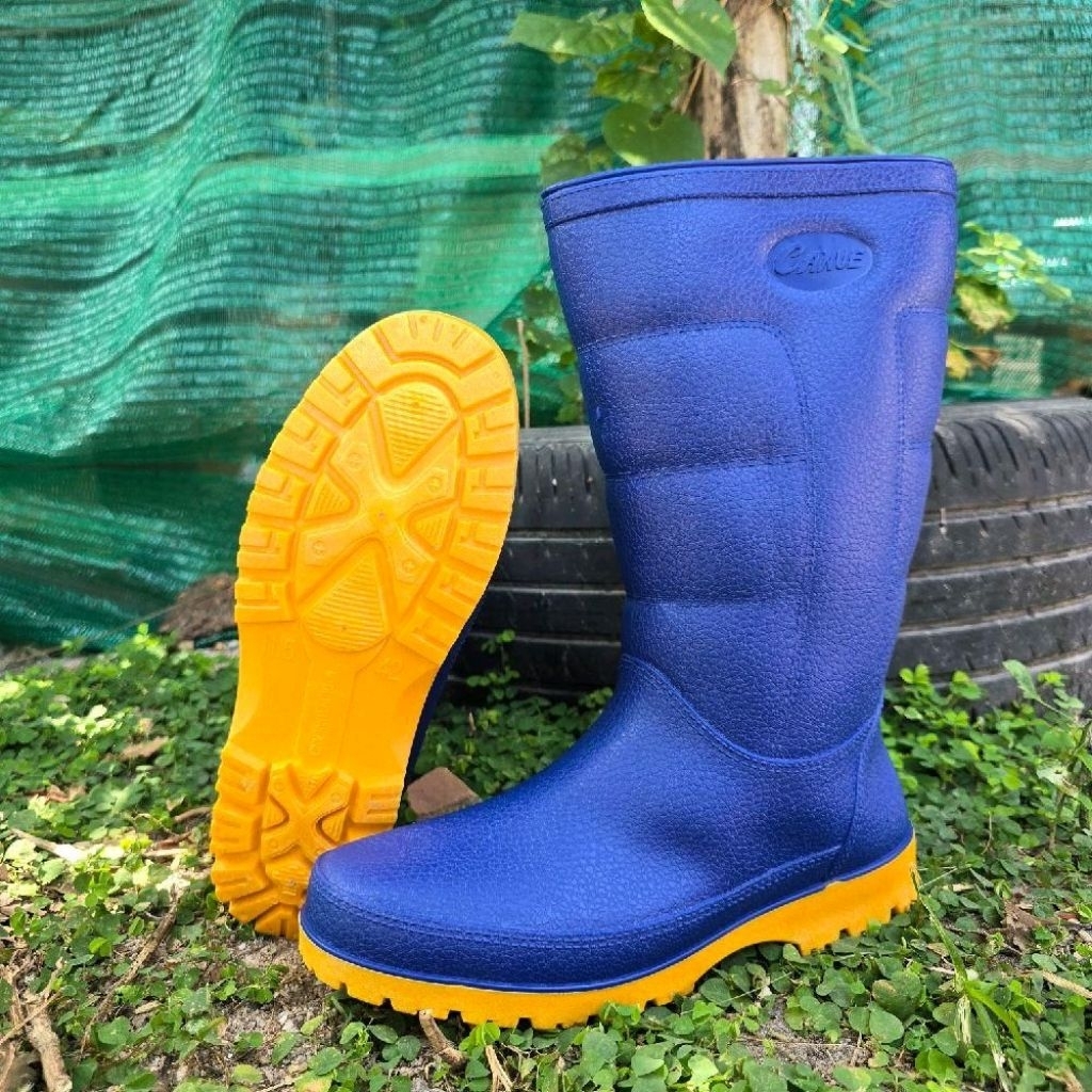 รองเท้าบูท กันน้ำ กันลื่น แถมแผ่นรอง CANUE  พร้อมส่ง - รูปที่ 4