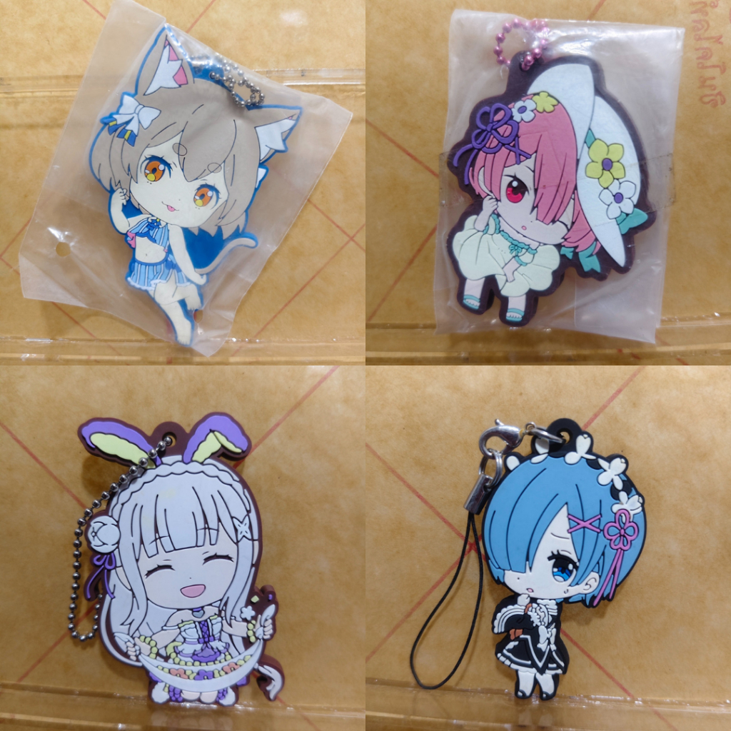 พวงกุญแจ re:zero มือ1 ลิขสิทธิ์แท้ ราคาน่ารัก