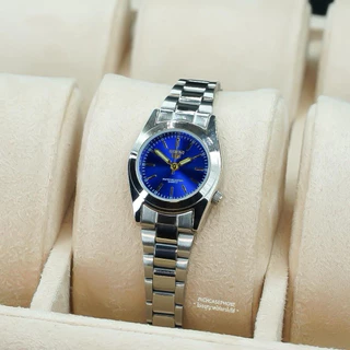 นาฬิกาข้อมือผู้หญิง SENKQ - เซนคิว แท้ รหัส SS100 หน้าปัดกลม สายสแตนเลส ไซค์เล็ก 2 CM. ไซค์ใหญ่ 3 CM. มีหลายสี