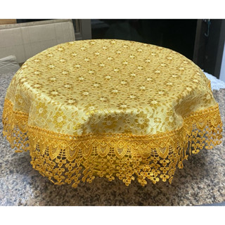 ผ้ารองพาน ใช้รองพานขันโตกได้ มีหลายขนาด ทำเป็นผ้ารองสินสอด ใ…