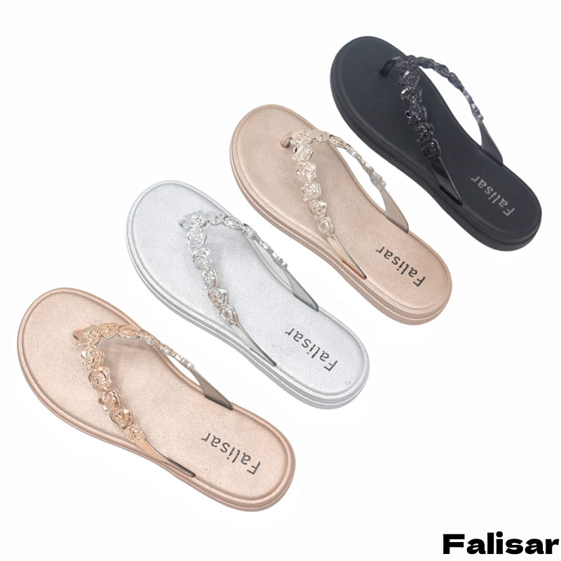 รองเท้าแตะผู้หญิง Falisar 2503-B กันน้ำชั้นดี กันลื่นสูงสุด สไตล์เกาหลี นุ่มเป็นพิเศษไซส์36-41