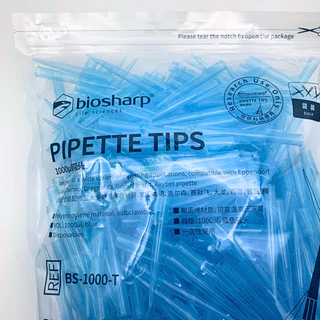 ปิเปตทิป 1000 ul Blue | Pipette Tip (500 pcs/bag) ยี่ห้อ Biosharp