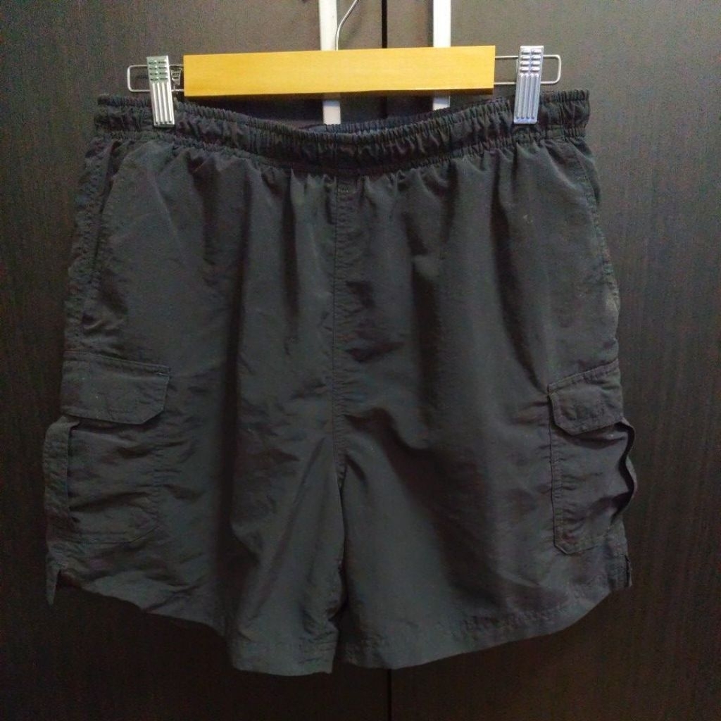 กางเกงเดินป่า คาร์โก้ขาสั้น LL bean สีดำ สภาพดี