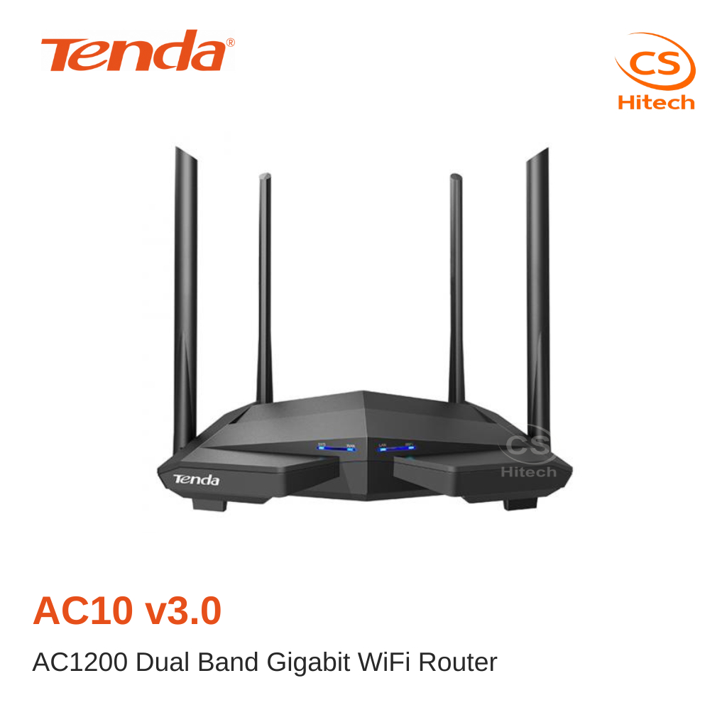 ROUTER (เราเตอร์) TENDA AC1200  (AC10)