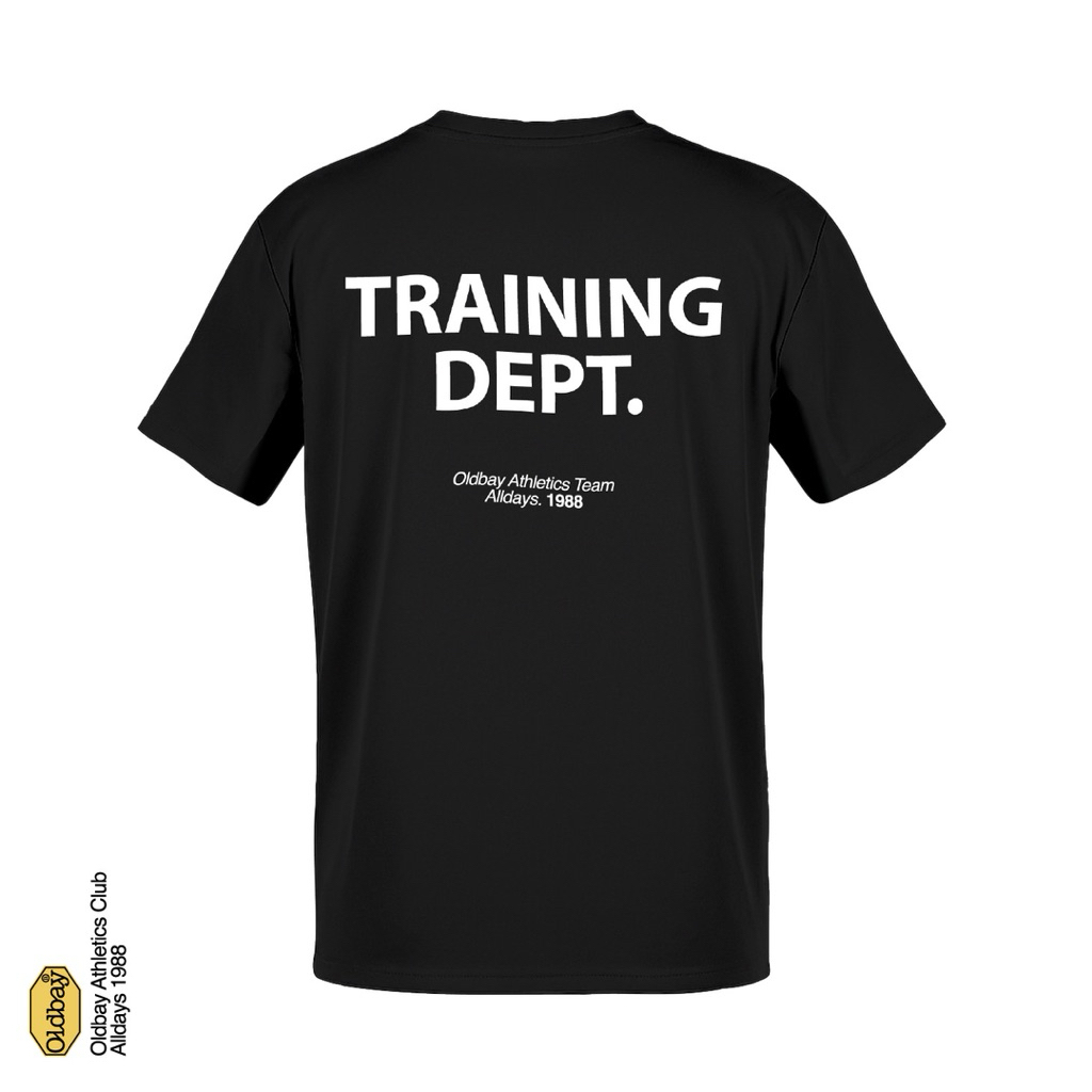 OLDBAY  SPORT RUNNING SHIRT เสื้อวิ่งลาย "TRAINING DEPT"