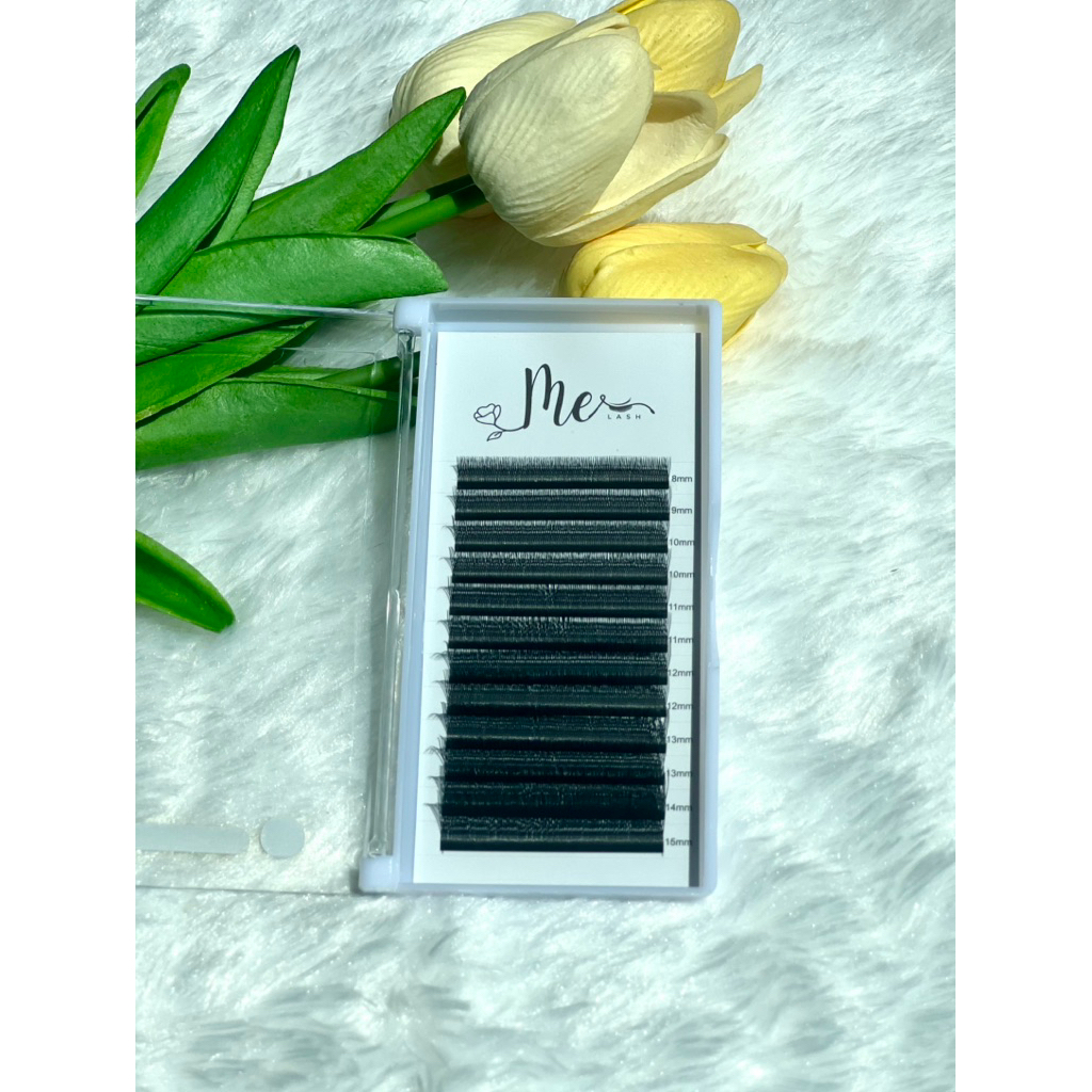 ขนตาแกนU แบรนด์ ME ความหนา0.07 mix size 8-15 mm