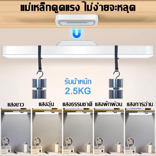 【COD】UORRI โคมไฟLED ปกป้องดวงตาและสายตาสั้น โคมไฟแม่เหล็ก ไฟกลางคืน Table lamp โคมไฟติดหัวเตียง โคมไฟตั้งโต๊ะ