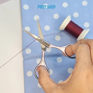 PINN SHOP กรรไกรเล็กปลายแหลม สีเมทัลลิค