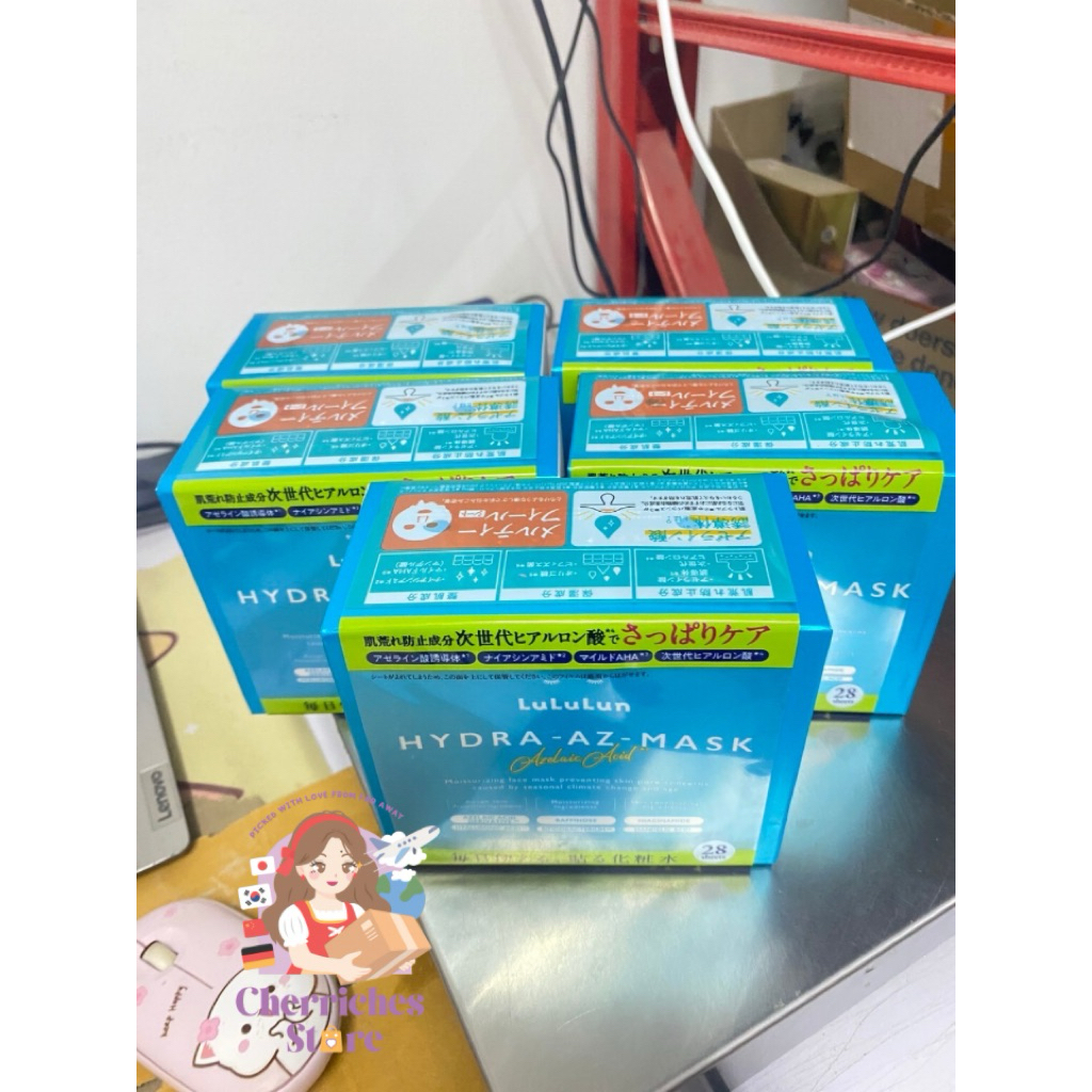 พร้อมส่ง ❤️LuLuLun Hydra-AZ-Mask 💧28แผ่น กล่องใหญ่