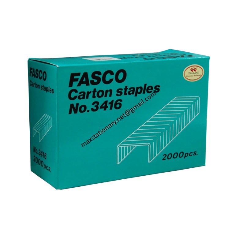 ลวดเย็บ FASCO Carton staples No.3416 บรรจุ 2000 ชิ้น