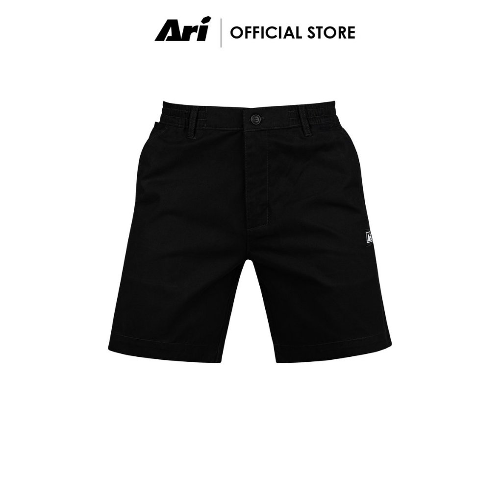ARI ESSENTIAL CHINO SHORTS - BLACK (AAP2763-01) กางเกงขาสั้น อาริ ESSENTIAL ชิโน