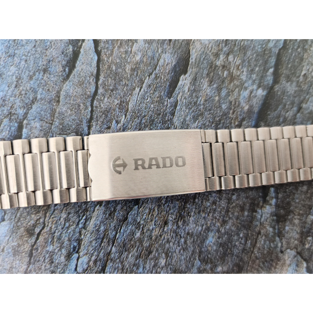 สายนาฬิกา Rado 18mm สีเงิน แท้ มือสอง