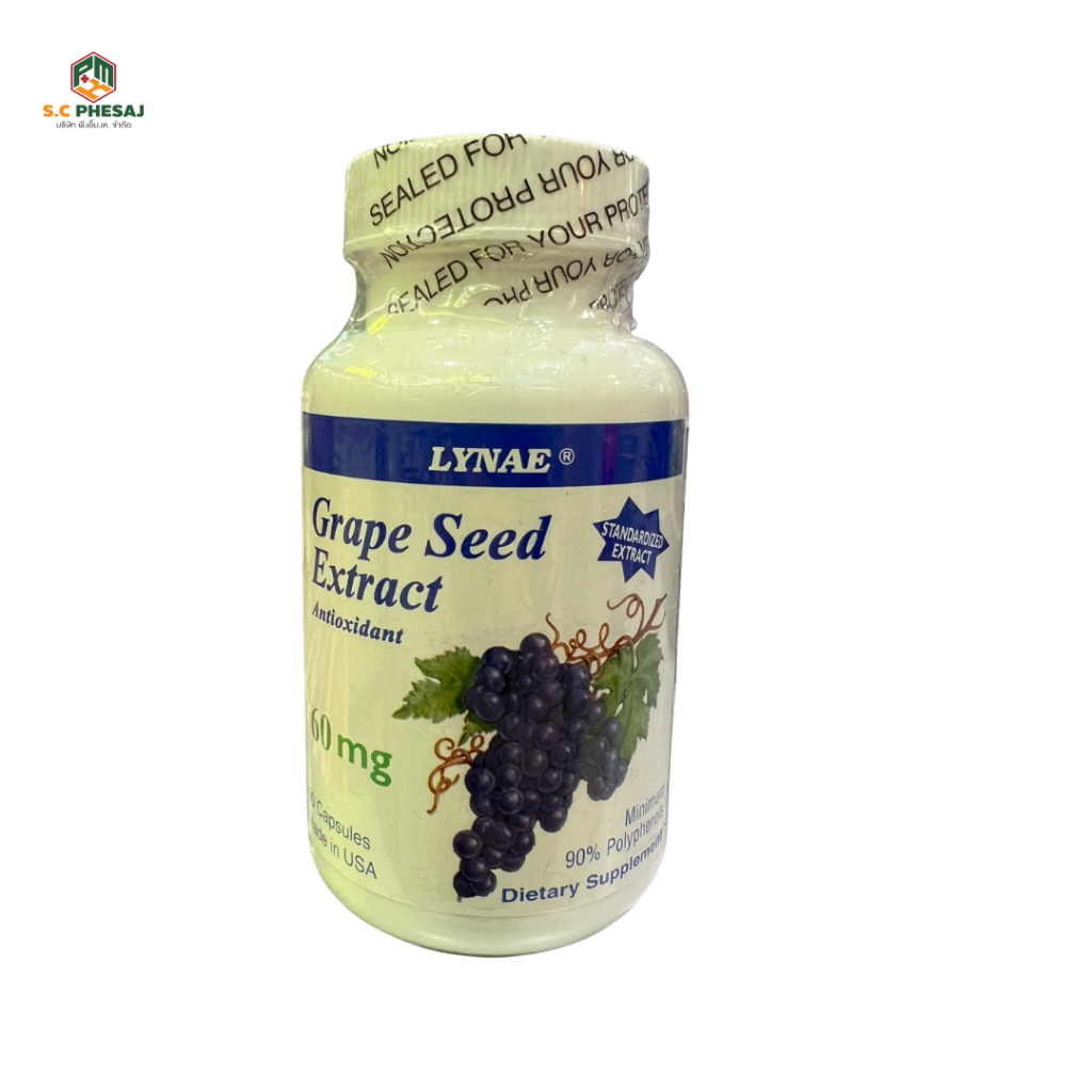 LYNAE GRAPE SEED EXTRACT 60 MG 90 Capsules
