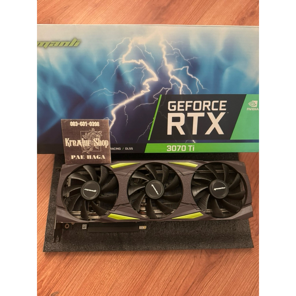Manli RTX 3070Ti  การ์ดจอมือสองสภาพสวย