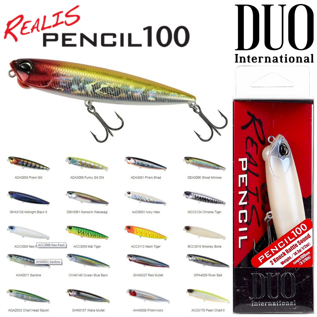 เหยื่อปลอม DUO REALIS PENCIL 100