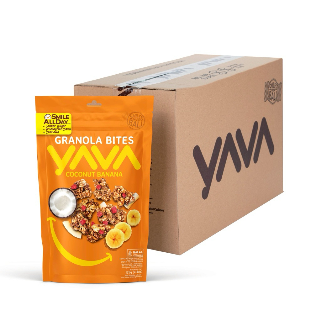 Family Bite Box /Bites - Coconut Banana 125g. x 10 ชิ้น
