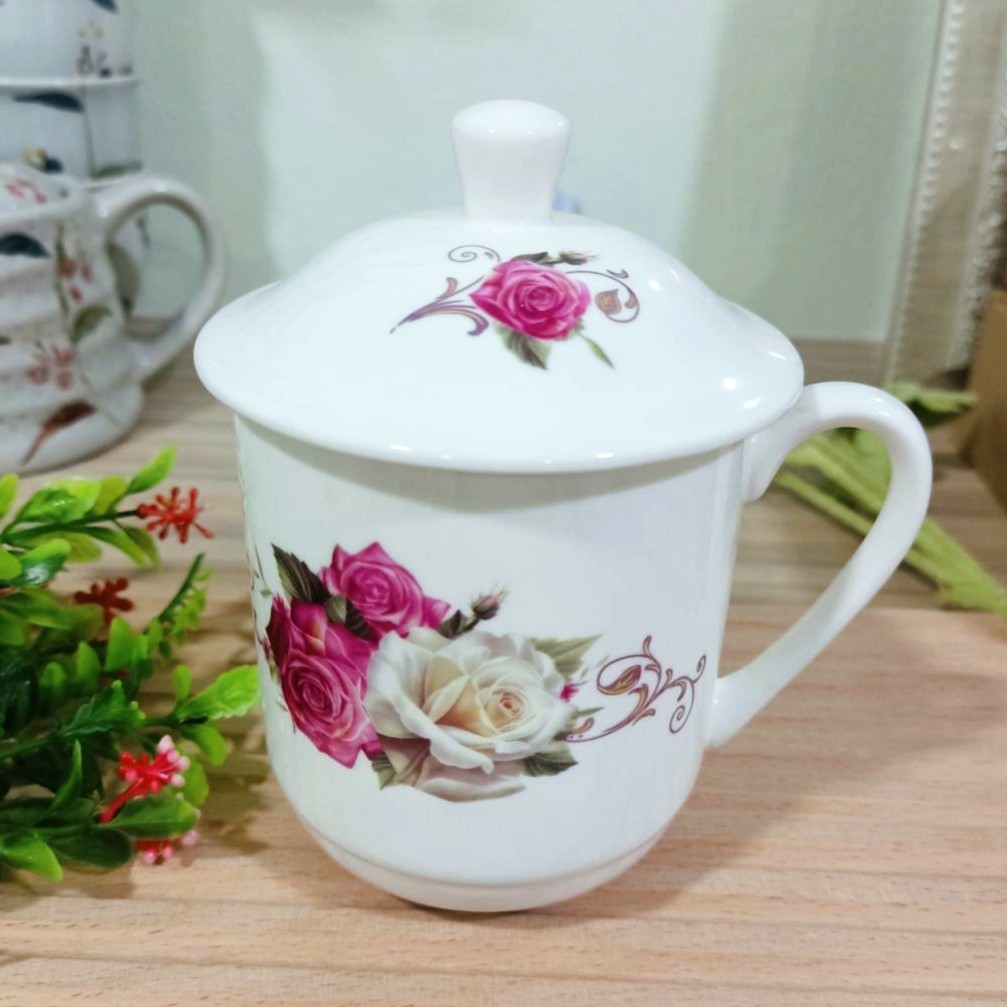 แก้ว พร้อมฝา แก้วเซรามิค  250,350,500ml. CH0042 CH0617📌โปรดอ่านรายละเอียดก่อนสั่งซื้อค่ะ🙏 - รูปที่ 3