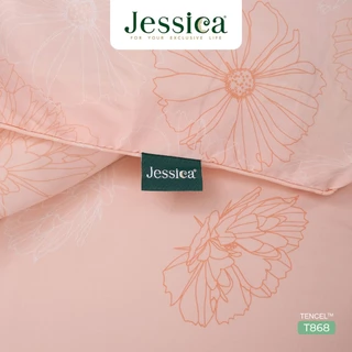 Jessica Tencel T868 พิมพ์ลาย เจสสิก้า ชุดเครื่องนอน ผ้าปูที่นอน ผ้านวม ลวดลายโดดเด่น ให้สัมผัสที่นุ่มลื่นดุจแพรไหม