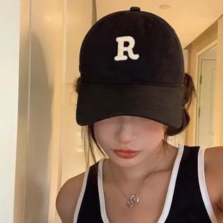 RIbbonIsland🧢หมวกเบสบอล หมวกแฟชั่น กันแดด แฟชั่น มินิมอล ปักลาย เกาหลี สำหรับผู้ชายและผู้หญิง ส่งเร็ว