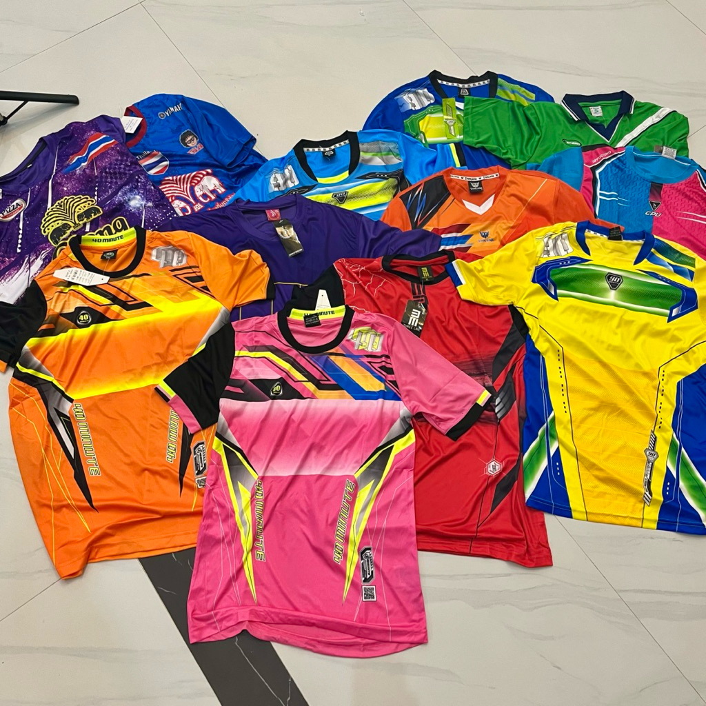 [โล๊ะสต๊อกคละลาย] เสื้อกีฬา Sport เสื้อออกกำลังกาย ผ้าไมโครนุ่มไม่ร้อน ใส่สบาย นุ่ม ลด80%