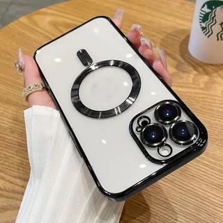 แรงดูดแม่เหล็กที่แข็งแกร่ง การชาร์จรวดเร็ว case เคส เคสไอโฟน iphone 16 15 14 13 12 11 pro promax plus + #ip01
