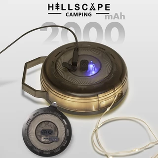 ไฟแคมป์ปิ้ง ไฟตั้งแคมป์ที่ได้รับการอัพเกรดของ Starry Camping Light 2000 mAh เข็มขัดหลอดไฟ 10m เหมาะสำหรับการตั้งแคมป์