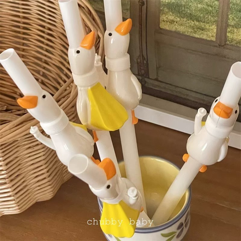 ส่งจากไทย🧋PP หลอด Milk Tea หลอดดูดน้ำ แถมแปรงทำความสะอาด หลอดใช้ซ้ำได้ Milk tea straw หลอดชานม 60021