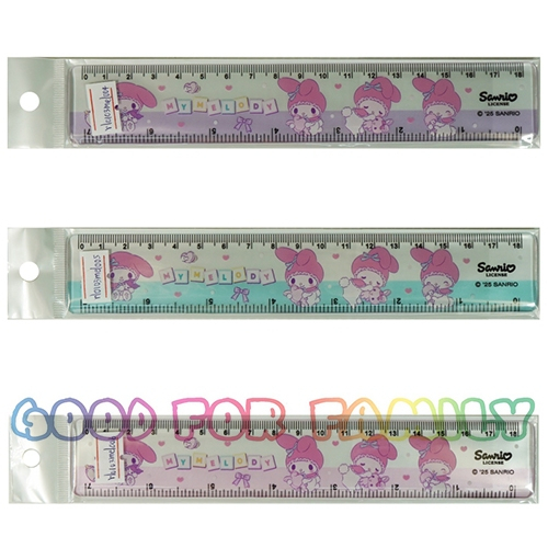 ไม้บรรทัด พลาสติก ลาย My Melody มายด์เมโลดี้