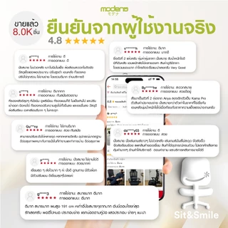 MODENA เก้าอี้เพื่อสุขภาพ KAMA PRO ตอบโจทย์คนตัวสูง (เฉพาะพื้นที่ กทม.ส่งฟรีแบบประกอบ)